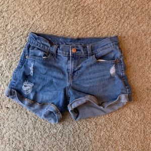 Jean Shorts and jean skirt